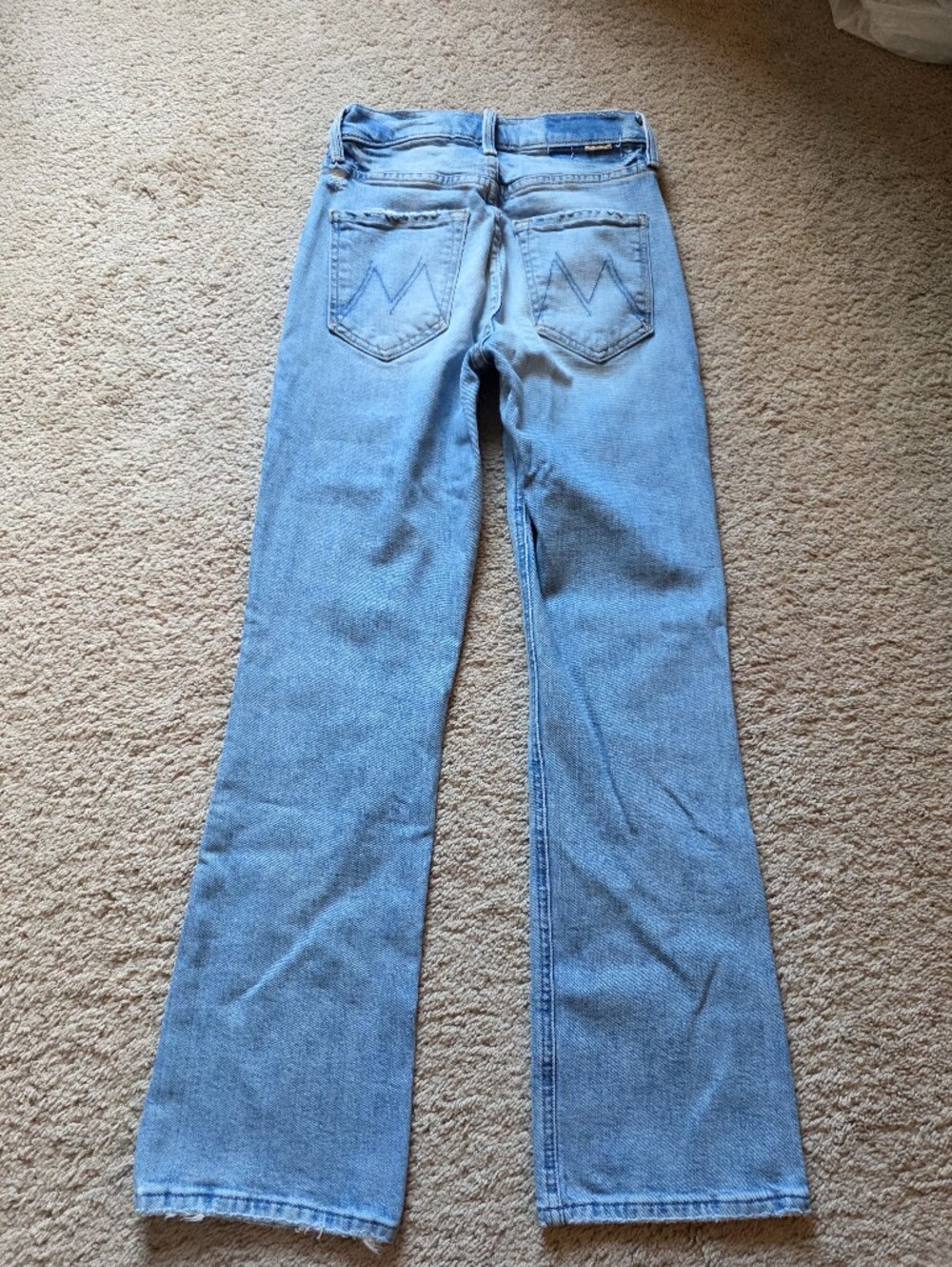 MOTHER SUPERIOR Jeans Tripper in I Confess Light Blue Size 24
